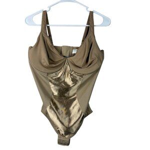 Maidenform Sweet Nothings Shapewear BodysuitSize 38D Clean Girl